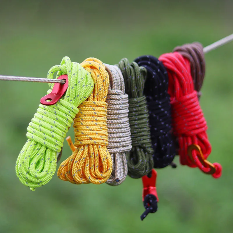 4 мм Паракорд яркий цвет искусственный навес поддержка стержня 16 нитей