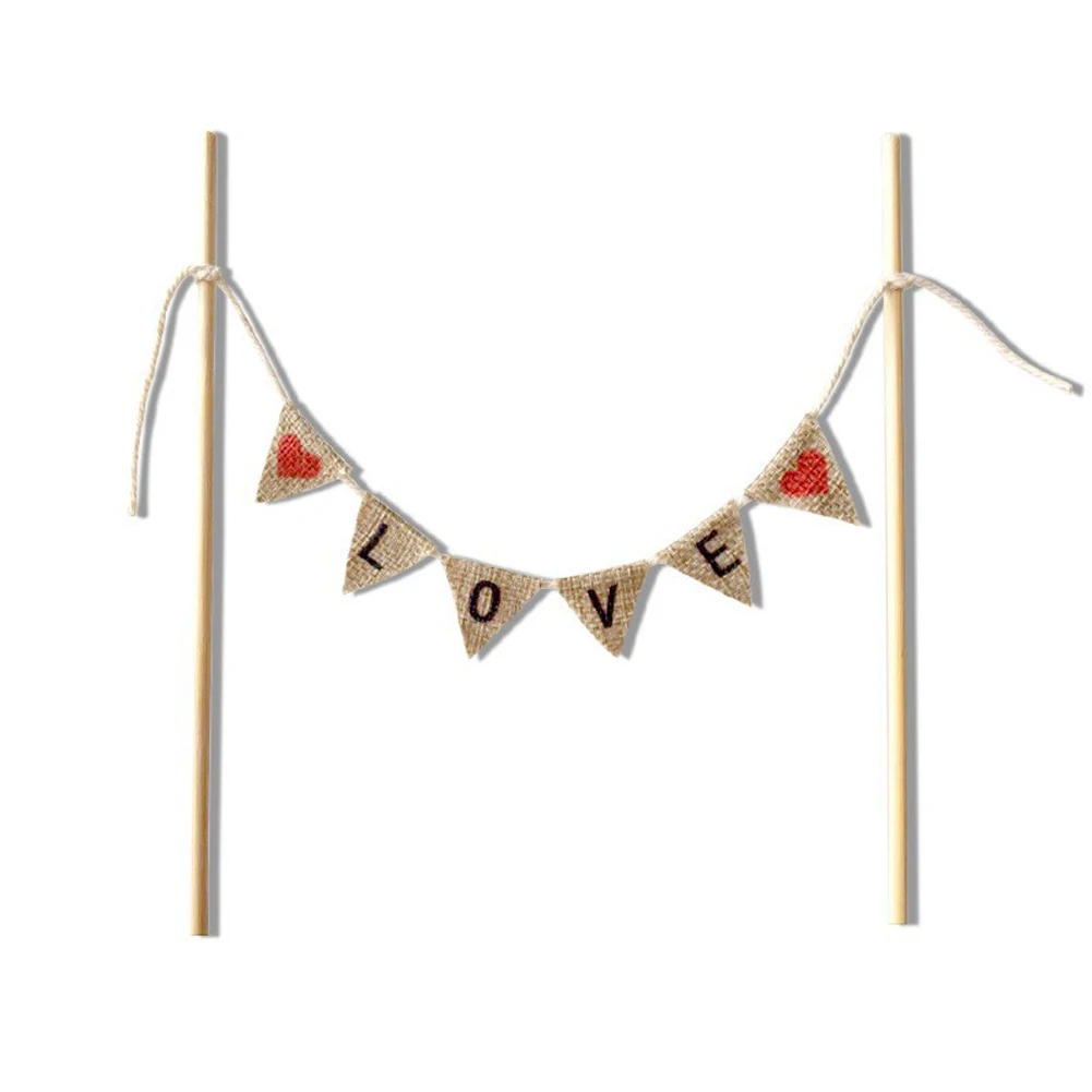 

Деревянный топпер для торта Happy Birthday