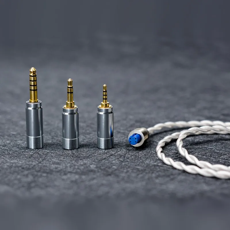 

BGVP Single Crystal Copper Earphones Cable 2.5mm 3.5mm 4.4mm Mmcx Silver Plated Headphone Balance Cable