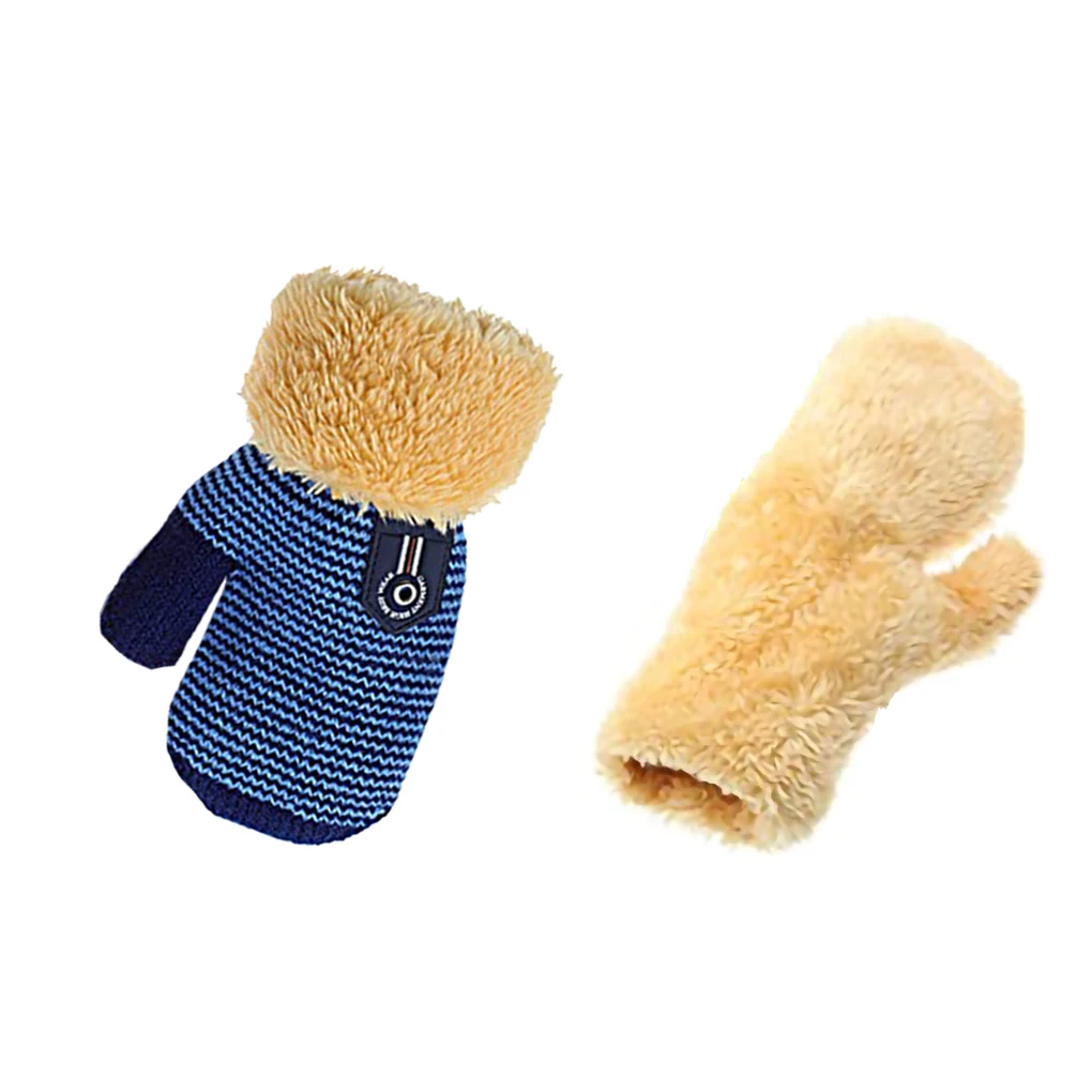 

Warm gloves Baby wrap gloves Winter children s gloves Double layer thickened