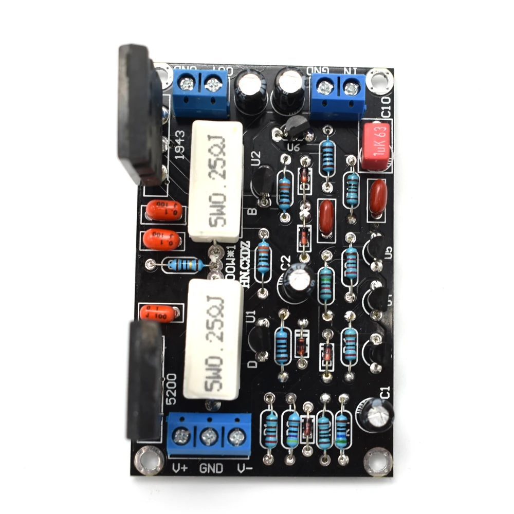 DLHiFi 2SC5200 + 2saeas 100 Вт DC 35 в моноканальный Hi-Fi аудио усилитель платы |