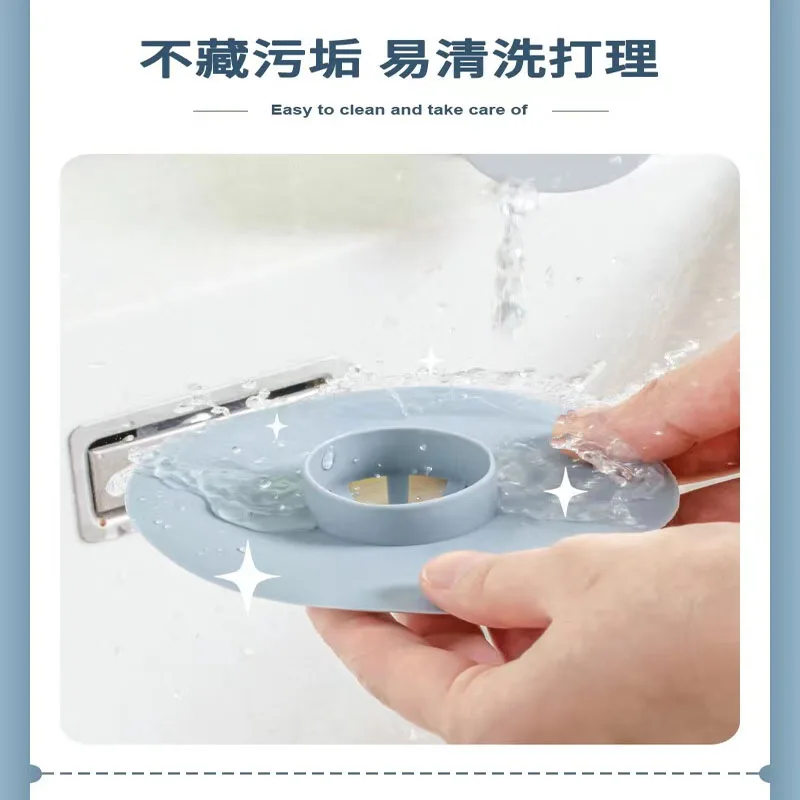Switchable Silicone Bathroom Sink Drain Pipe Bathtub Plug Filter Sewer Hair Filter Bathtub Plug Sink Floor Kitchen Accessories enlarge