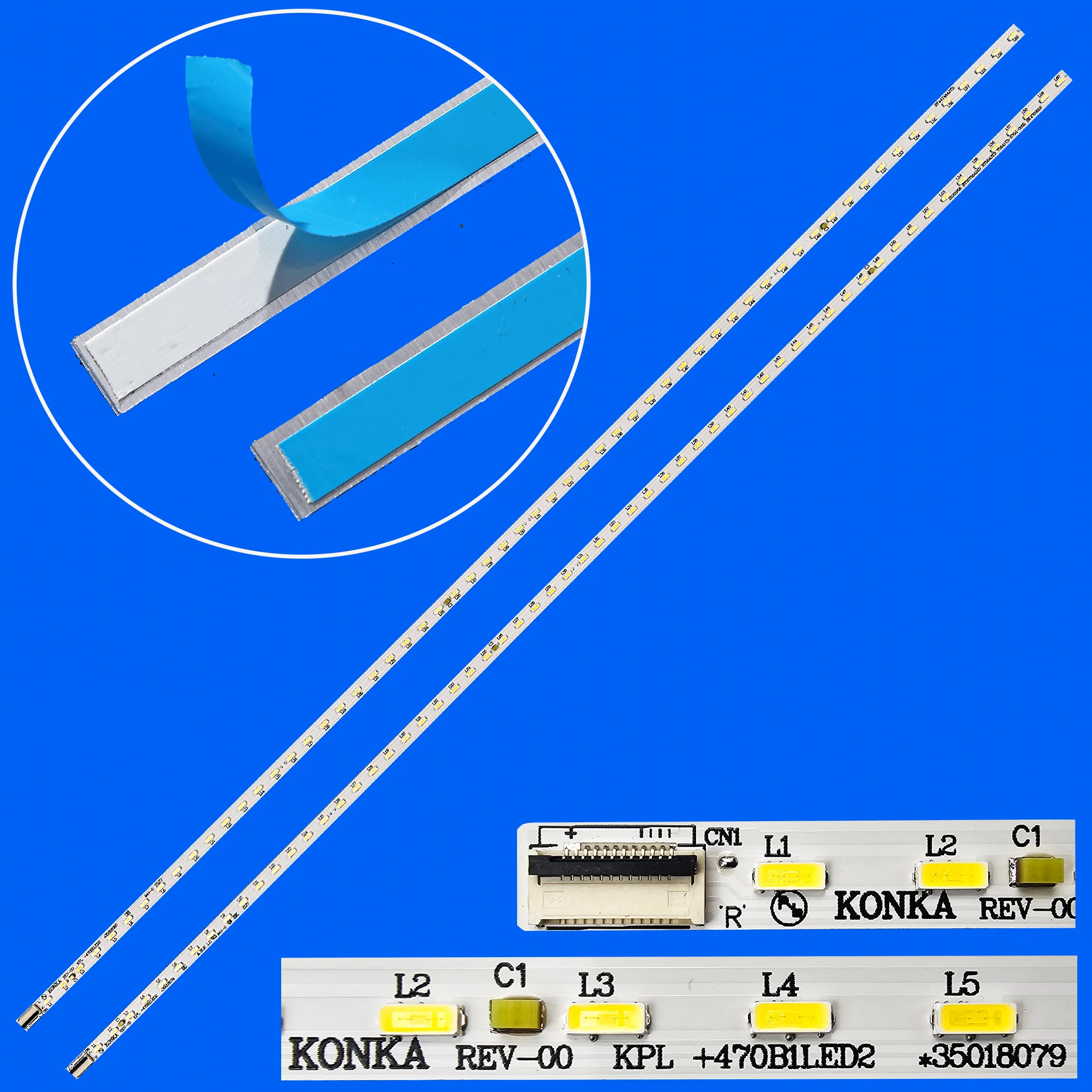 Светодиодная лента подсветки для Konka REV-00 KPL + 470B1LED2 35018080 LED47R5500PDF 47k3DS200 DNS K47DS712