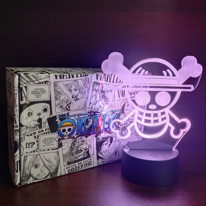 

One Piece Luffy Аниме Фигурка аниме 3D лампа Sabo Sanji Zoro Nami Ace экшн-фигурки фигурка ночного освещения модель Светодиодная лампа подарки