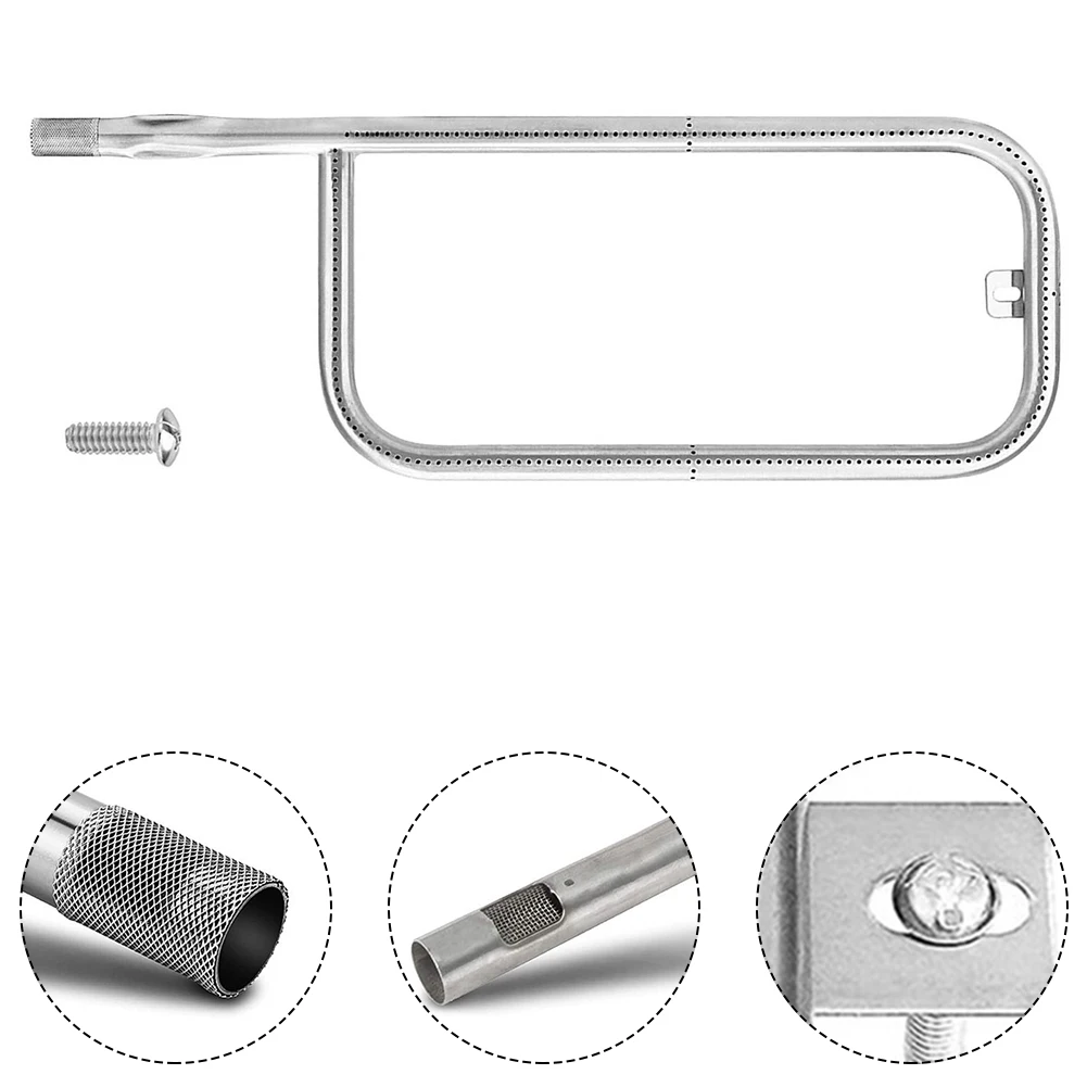 

Stainless Steel Burner Access 60041/69956/41862 52x19cm W/ Screw For Weber Q200 Q220 Q2000 Q2200 For WEB6995660041/4186213231/Q2