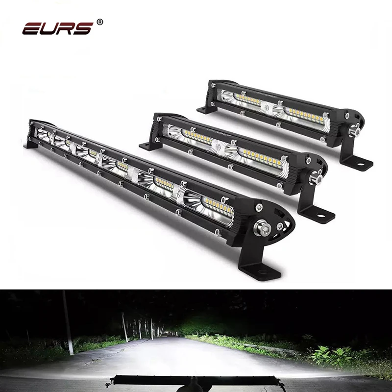 

Car Light Bar Row LED Spotlights Headlights Gas Grille License Plate lamp Work Light Offroad Beam For Jeep Wrangler Lada 12-24V