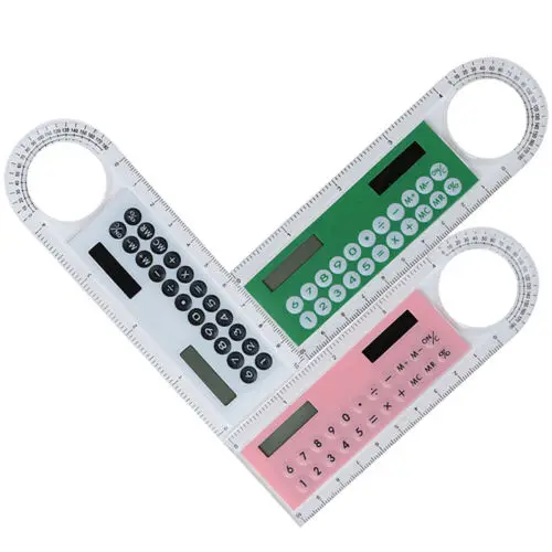 Многофункциональное увеличительное стекло 10 см ультратонкая линейка