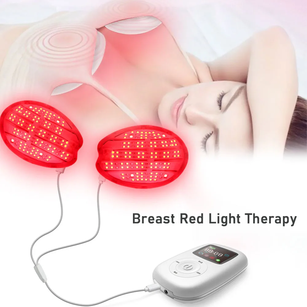 

Breast Red Light Therapy Device Infrared Breasts Enlargement Massager Enhancer Anti Sagging Mastitis Pain Relief Physiotherapy
