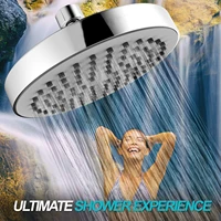 high pressure water saving rainfall shower head bathroom accessories abs chrome holder showerhead bathroom accessories chuveiro