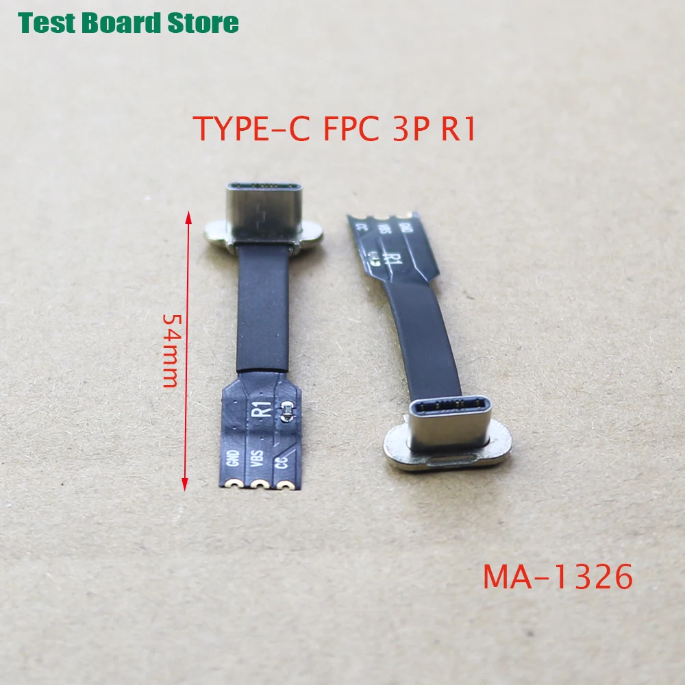 

Test Board 1pcs Type-C 3Pin Wireless Charging Socket FPC Cable With Resistor R1 For Samsung LG Motorcycle Fast Plug