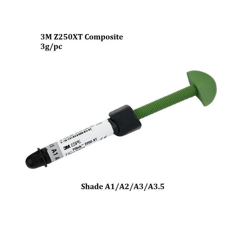 

Dental Composite 3M Filtek Z250XT Universal Light Cure Composite 3g/PC Shade A1 A2 A3/3M Z250 Dental Filling Composite Resin
