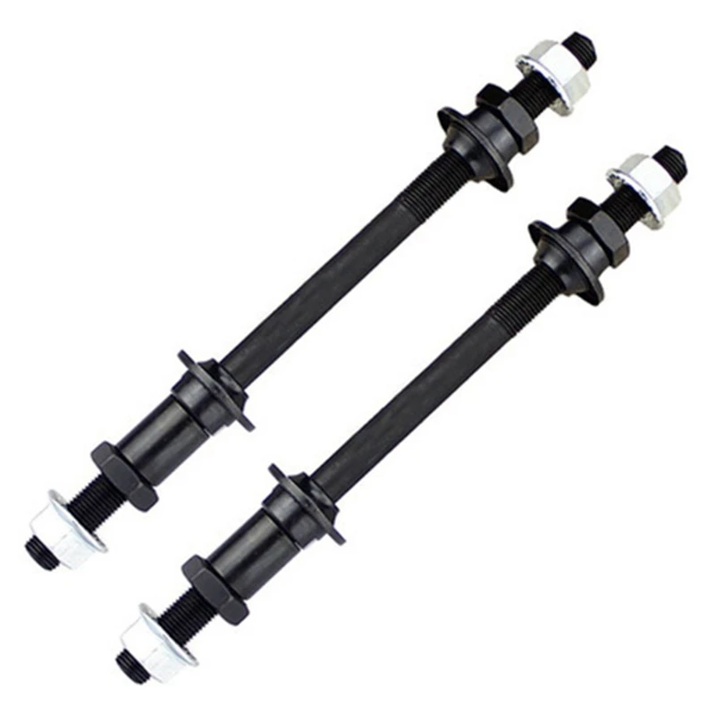 

2X Lengthened 240Mm Mountain Bike Snow Bike Bicycle Hubs Rear Axle Refitted Solid Axle Rear Axle Bicycle Accessory Axle