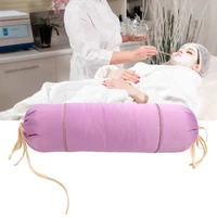beauty salon bolster pillow soft breathable ergonomic spa massage leg pillow for sleeping purple