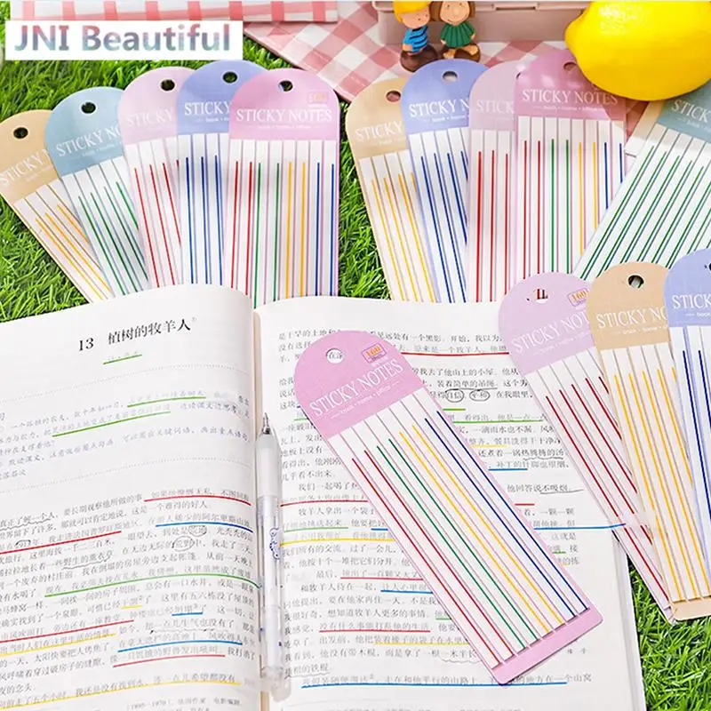 

160 Sheets Transparent Sticky Notes Pads Clear Notepad Waterproof Memo Pad for Journal School Office Stationery