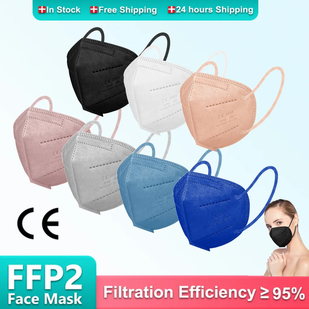 

Mascarillas fpp2 Adutos Mascherine ffp2 Adult Colores 5Layers Printed KN95 Mask Approved ffp2 Masks masque adulte fp2 face mask