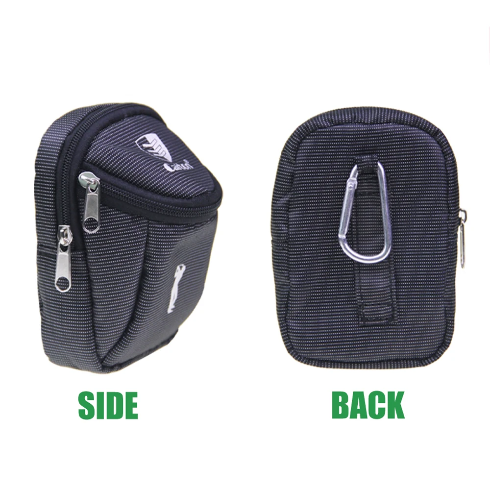 GLOOF 5pcs Lightweight Canvas Mini Golf Ball Holder Pouch Bag - Golf Tees Pouch Bag