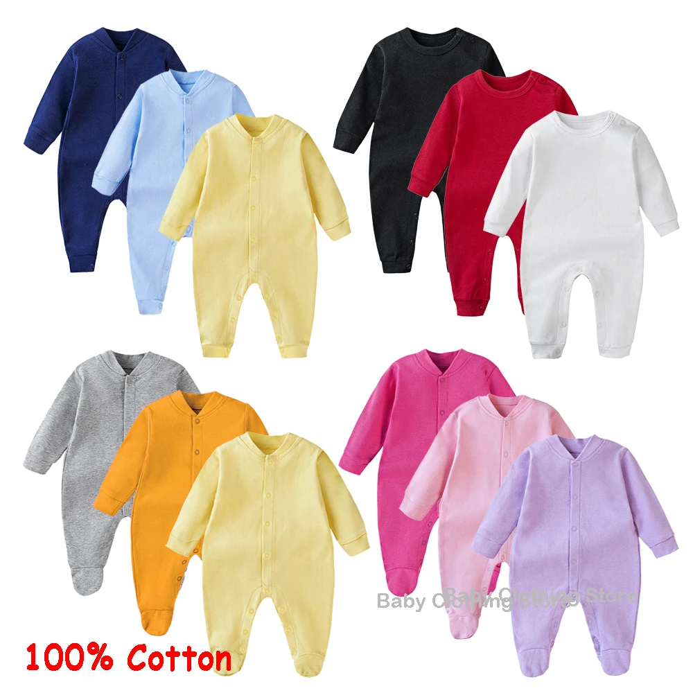 

Newborn Baby Clothes Baby Romper Boy Sleepsuit Girl Sleepwear One-pieces Jumpsuits Jumpers Onesies Bodysuits Pyjamas Grows