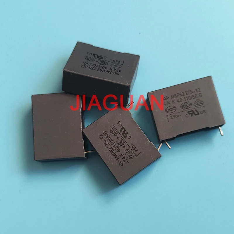 20pcs Xiamen Faratronic MKP62 0.47UF 275VAC 470NF P22.5MM FARA MKP 474 275V gray film capacitor 0.47uf/275vac 474/275VAC