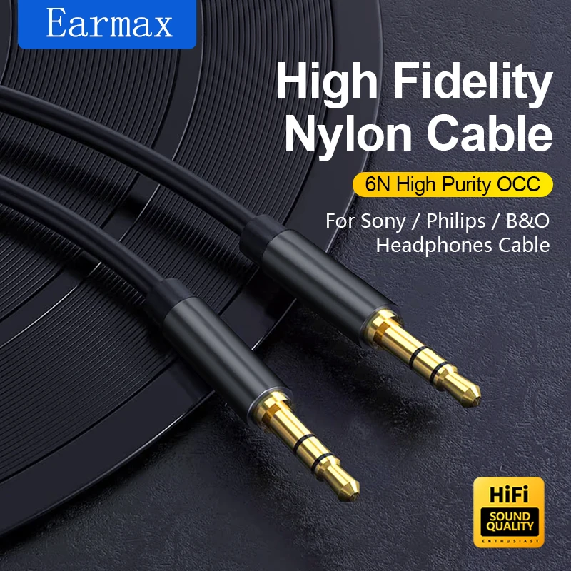 Фото Сменный кабель для наушников для SONY MDR-1A 100AAP 100ABN 1ADAC Z1000 XB950BT 1000X XM2 XM3 XM4 XM5 CH700N CH710N XB900N XB910N №3