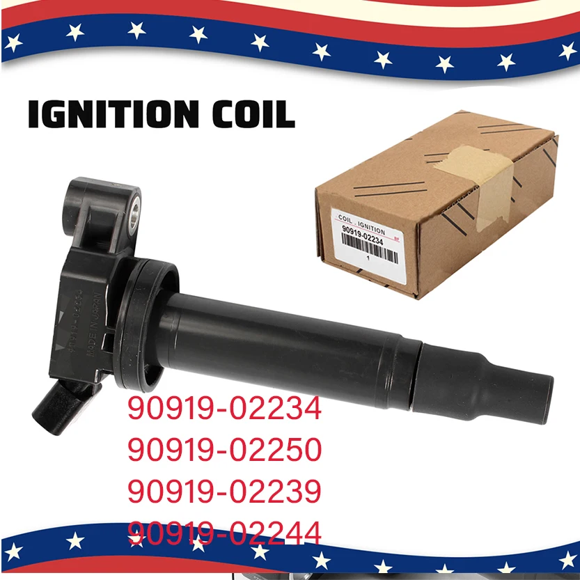 

IGNITION COIL For Toyota 90919-02250 90919-02234 90919-02244 90919-02239 Original For DENSO 673-1309 673-1301 673-1307 673-1300