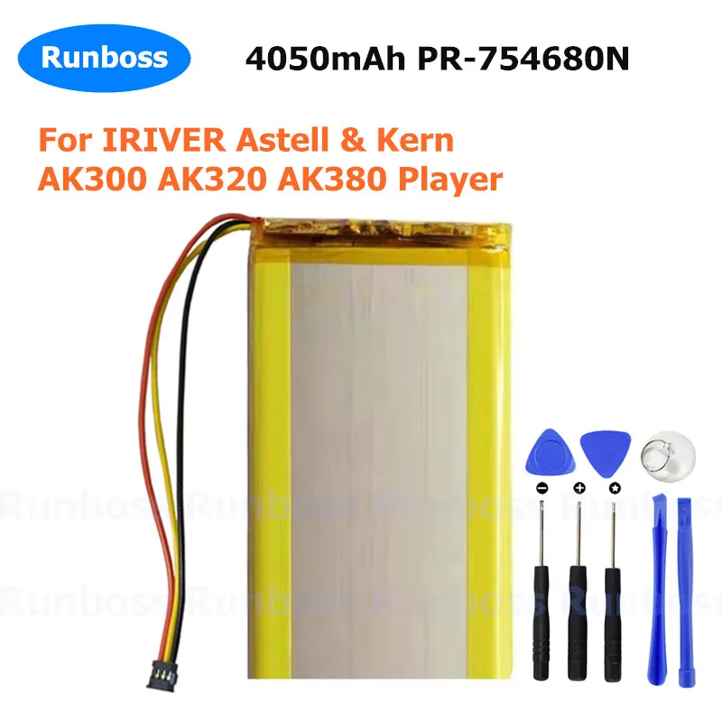 Новый 4050 мАч PR- 754680 N полный аккумулятор для IRIVER Astell &amp Kern AK300 AK320 AK380 аккумуляторы