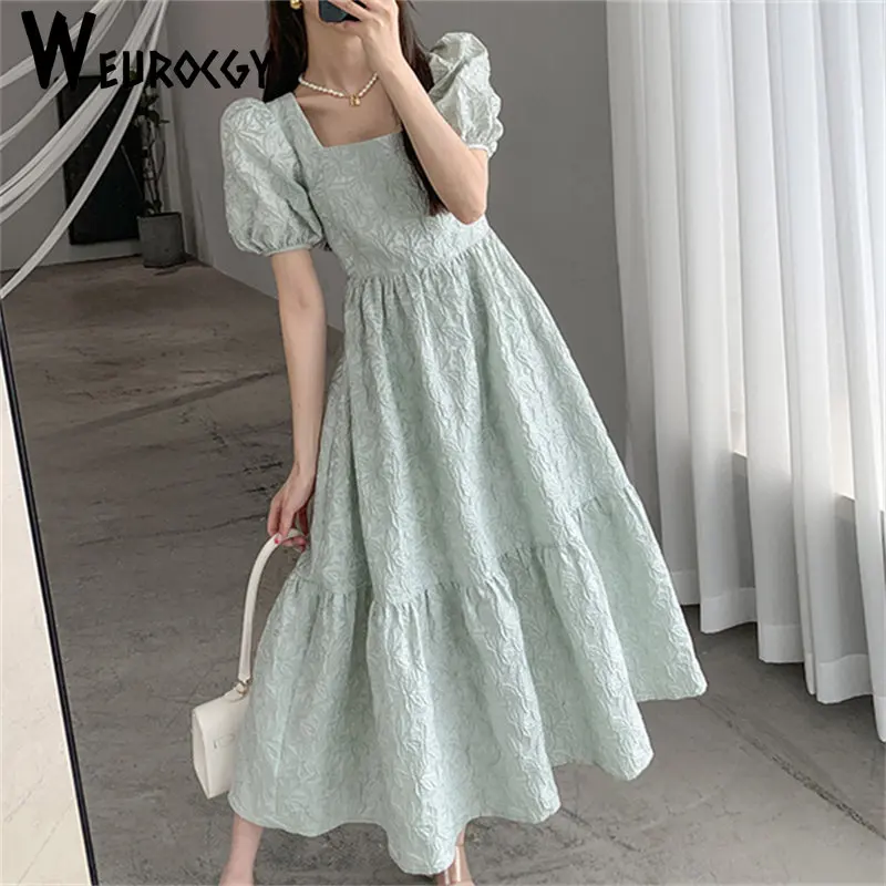 

Женское винтажное платье с открытой спиной, длинное платье в Корейском стиле, модель y2k на лето, 2023