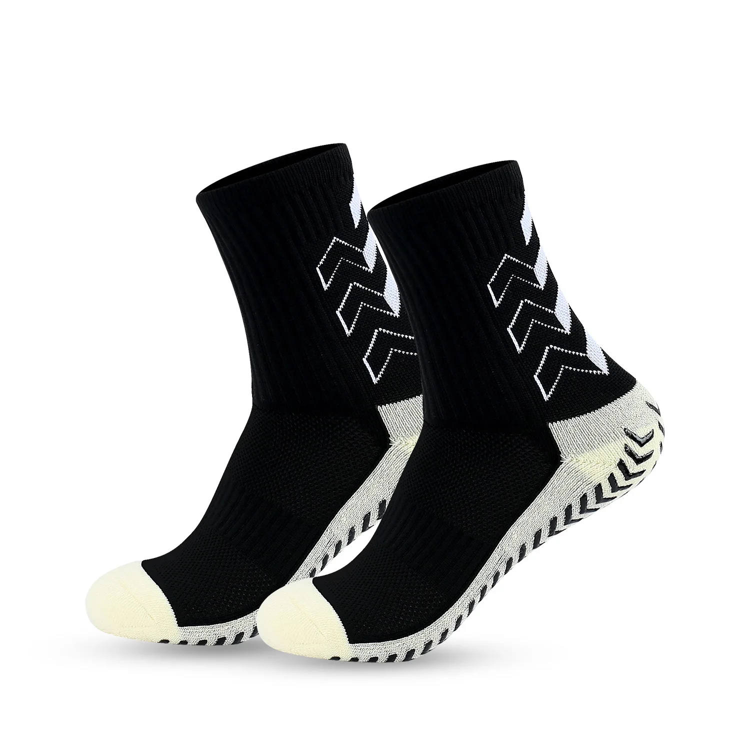 5 Pairs Professional Men and Women Mid-tube Football Dispensing Socks High Quality Non-slip Towel Bottom Running Sports Socks