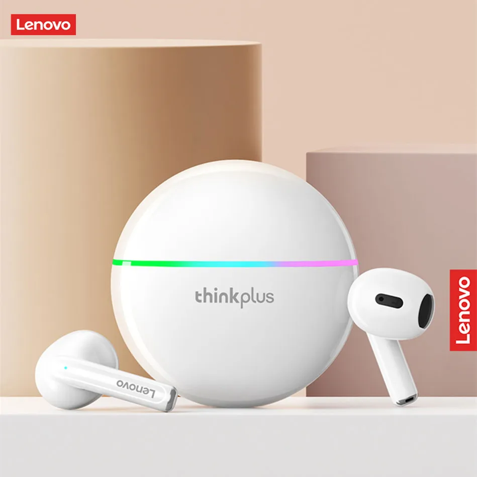 

Original Lenovo XT97 TWS Earphones Wireless Bluetooth 5.2 Sport Noise Reduction Headphones Touch Control Colorful Light Earbuds