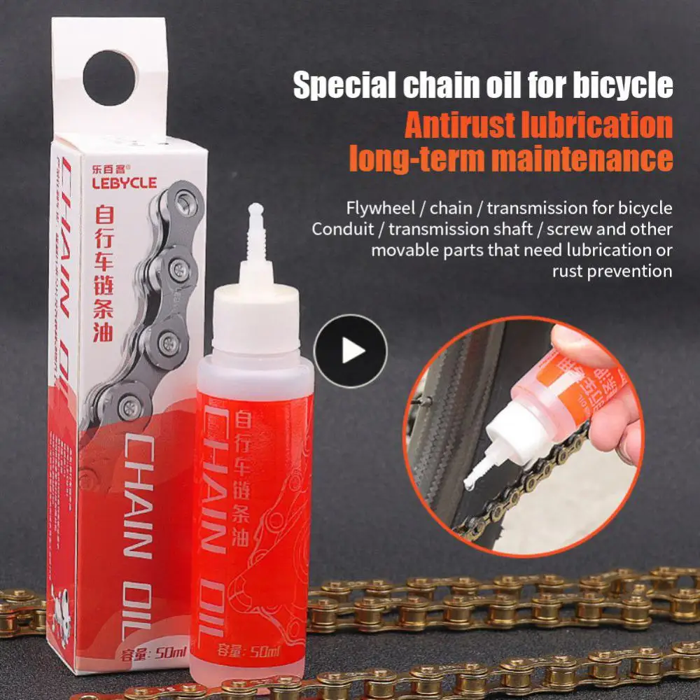 

Durability Corrosion Resistance Bicycle Chain Oil Bicycles Specially Maintenance Oil 50ml Dry Mineral Oil Bearing Oil