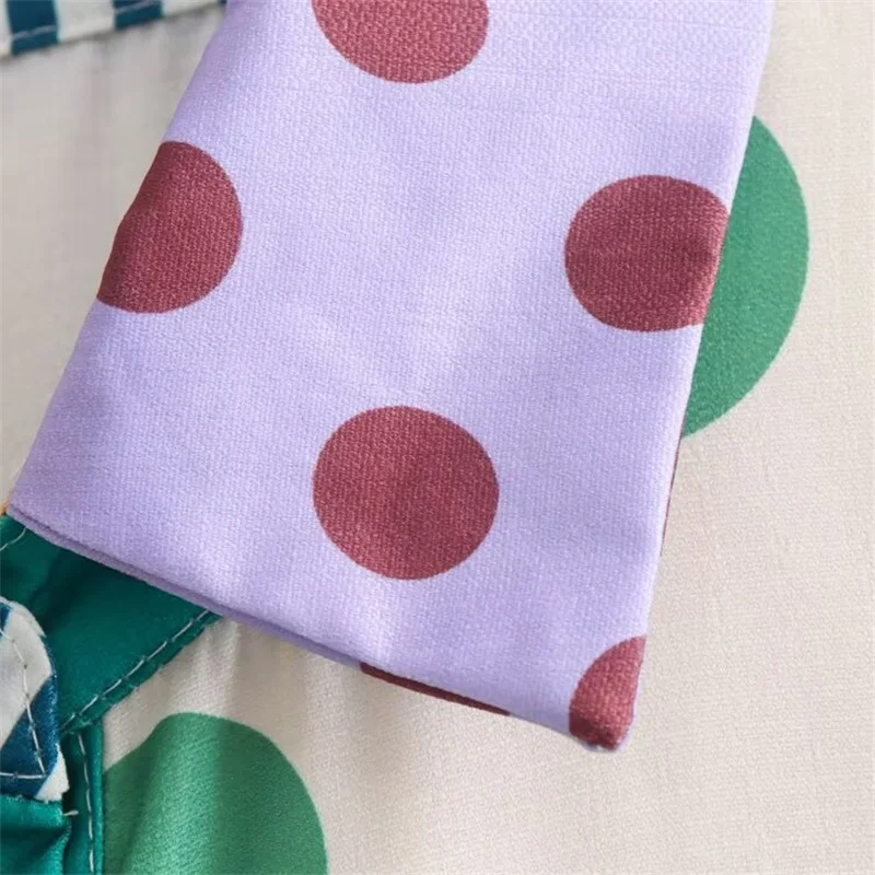 KEYANKETIAN новинка 2024 года женское разноцветное платье-рубашка в горошек летнее