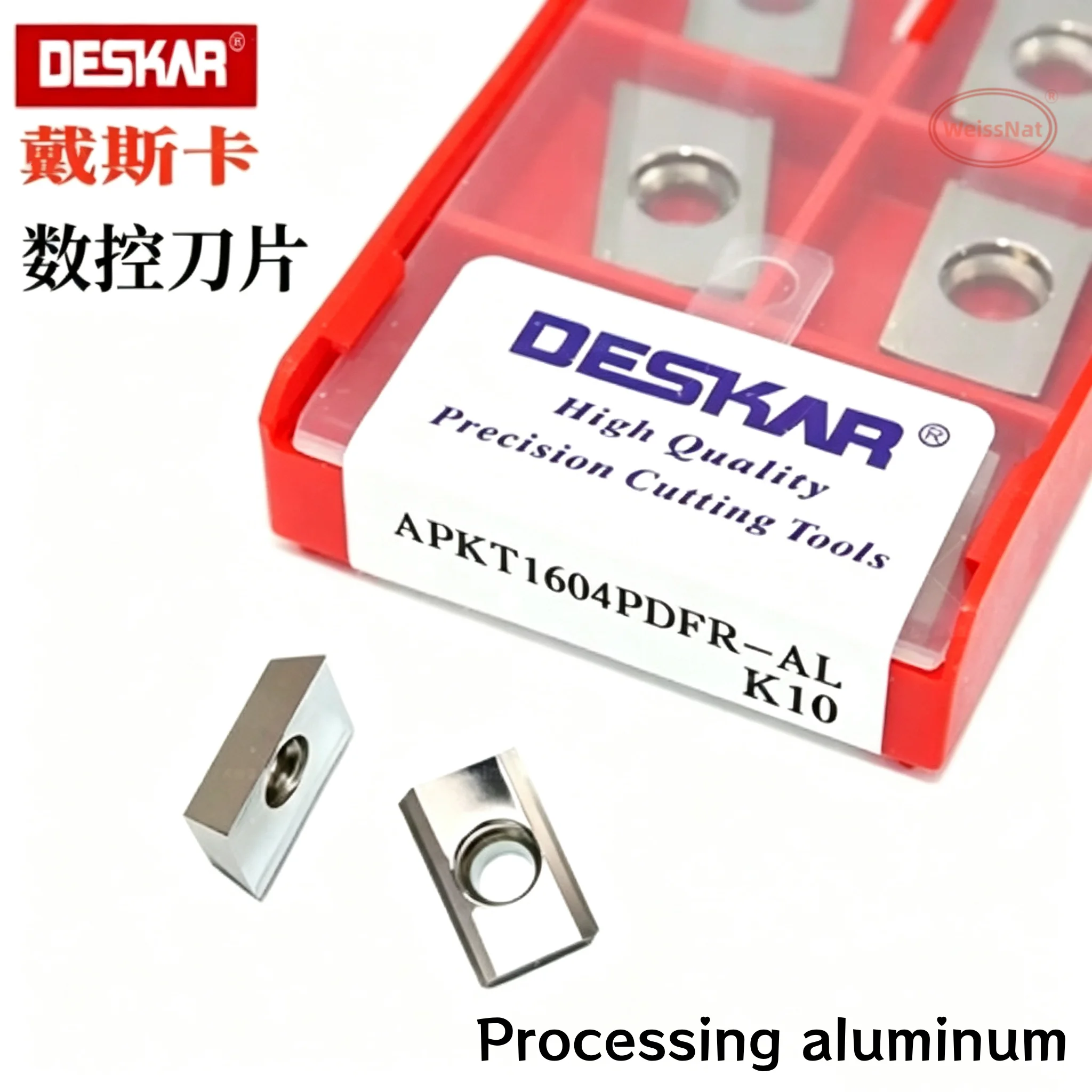 Фото DESKAR APKT1135PDFR-AL APKT1604PDFR-AL APKT1604PDFR-MA3 K10 APKT1003PDTR LF6018 APMT1135PDER-M2 TF518 APKT APMT фрезерные пластины №3