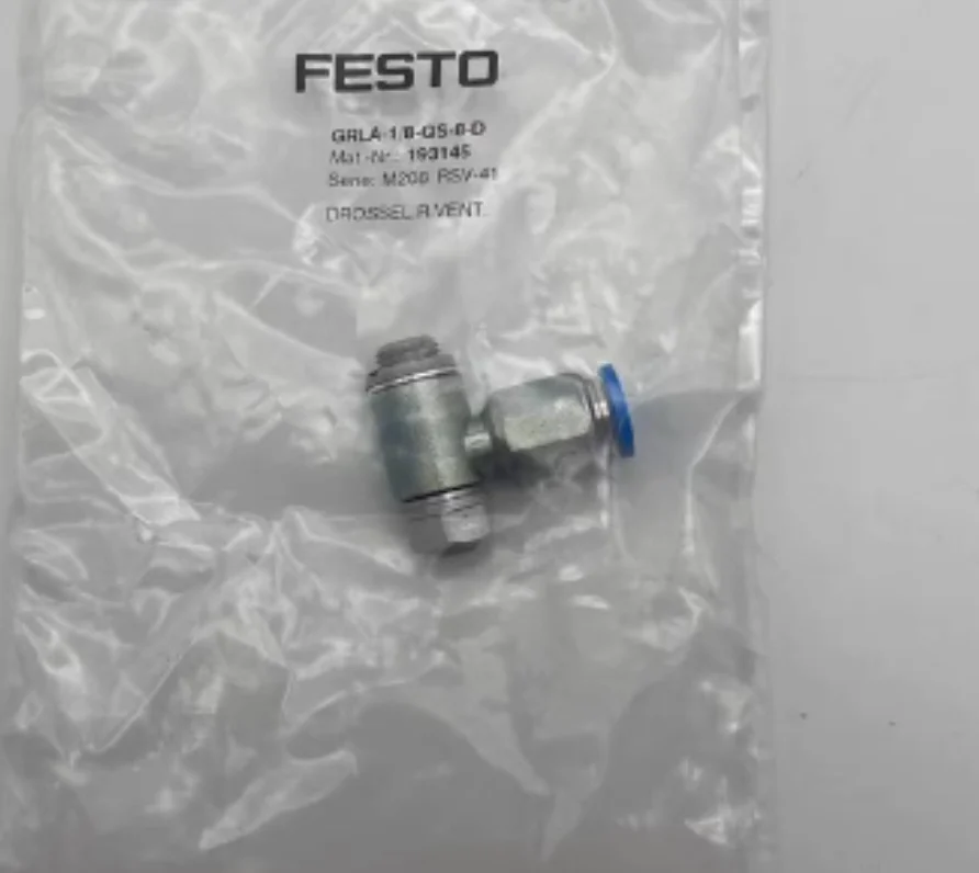 3 шт. новый оригинальный дроссельный клапан FESTO GRLA-1/8-QS-8-D 193145