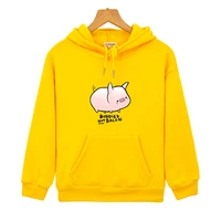 cute pig print hoodie new kids sweatshirts warm vintage pullover for boys fashion korean toddler kawaii hoodies for teen girls
