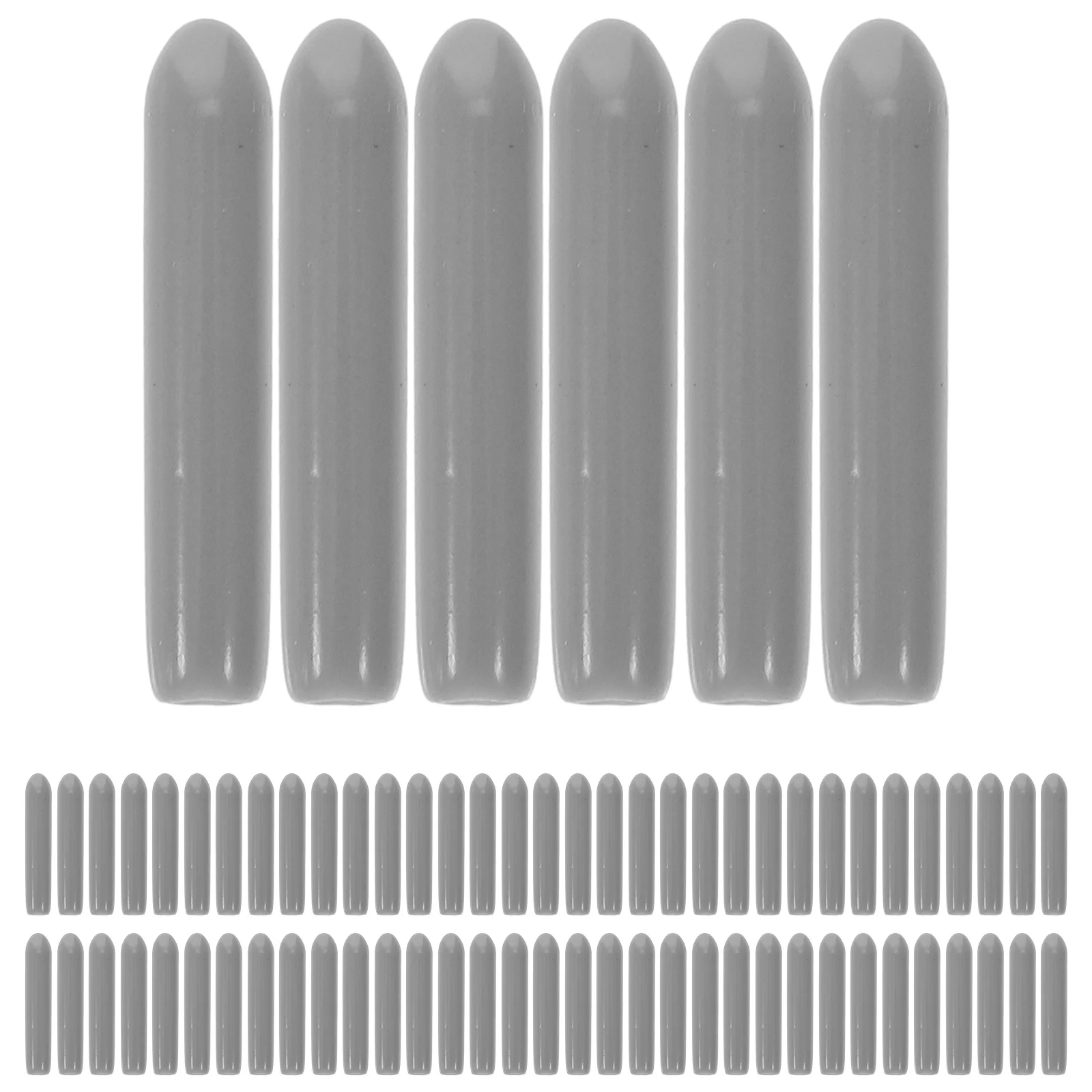 

100/150/200pcs Dishwasher Rack Caps Tip Tine Cover Cap Flexible Round End Caps Replacement Protective Sleeves