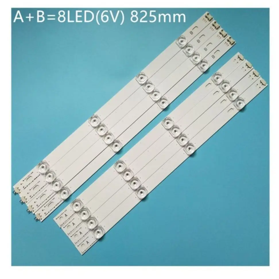 

New Kit 8pcs LED strip Replacement for LG LC420DUE 42LB5500 42LB5800 42LB560 INNOTEK DRT 3.0 42 inch A B 6916L-1710B 6916L-1709B