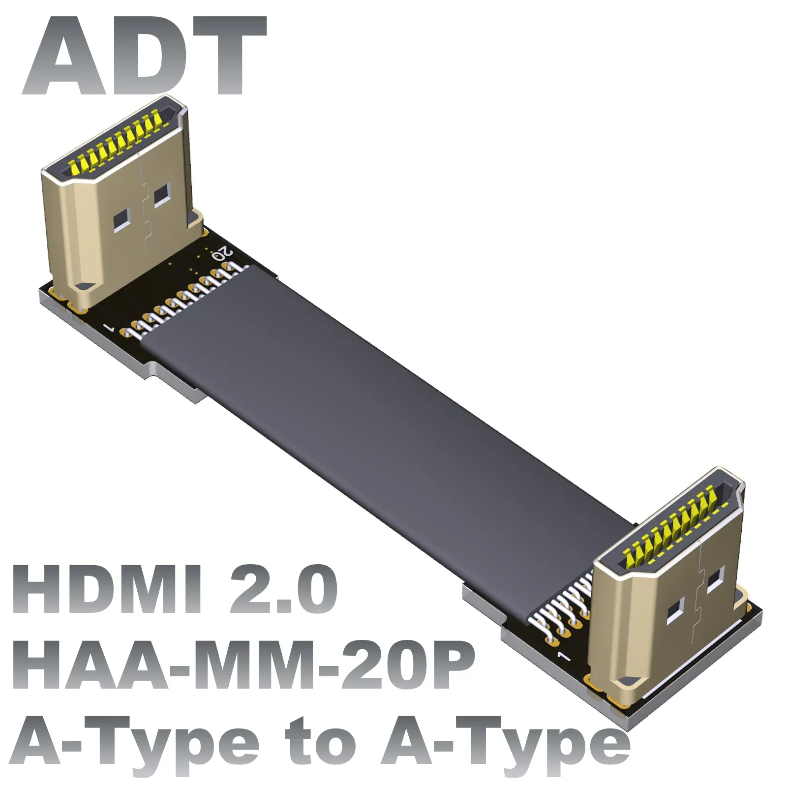 Стандартный удлинительный кабель-адаптер HDMI2.0 папа-папа (тип A — типа A)