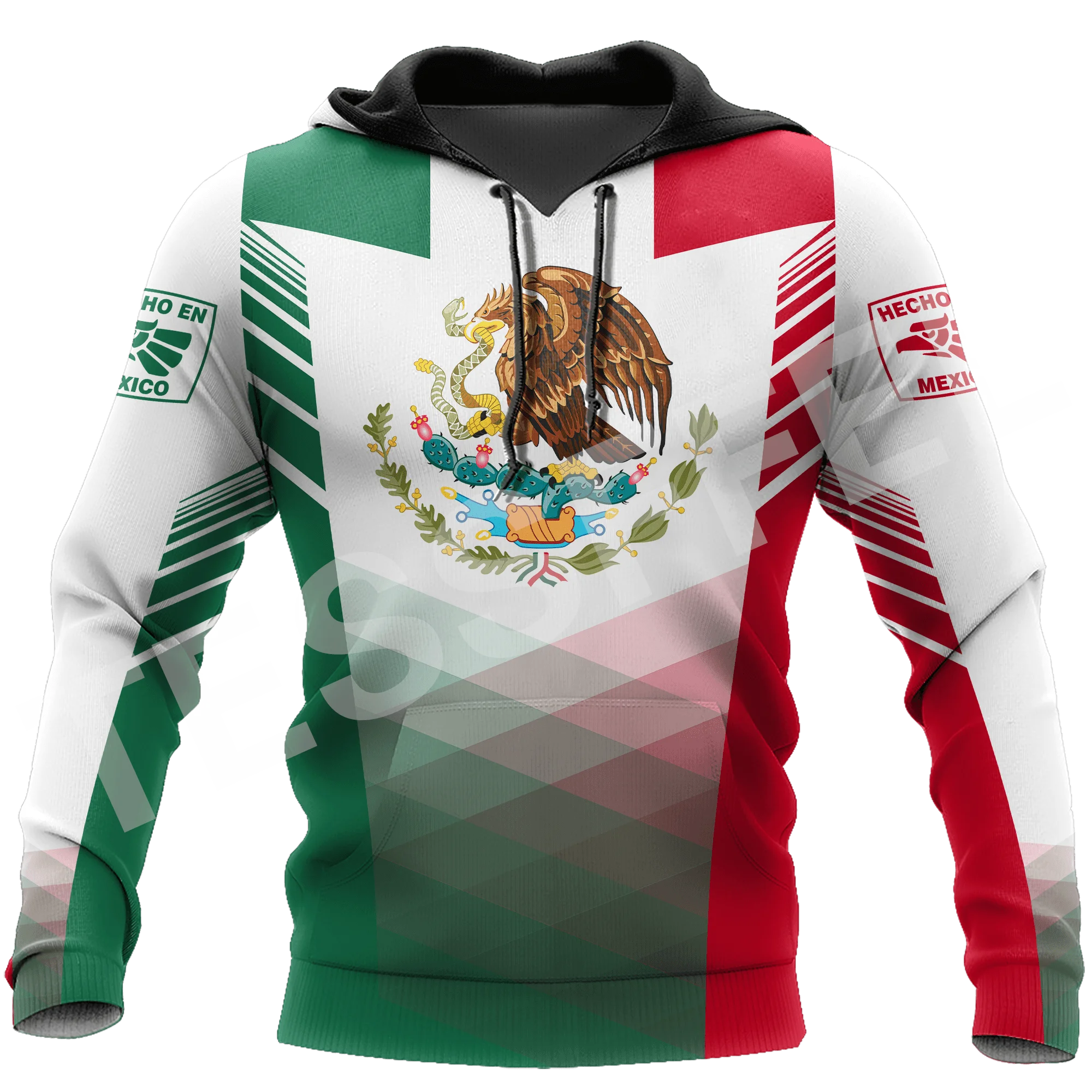 

Mexico Eagle Rooster Skull Country Custom Name Flag Tattoo Pullover 3DPrint Unisex Harajuku Autumn Long Sleeves Casual Hoodies C