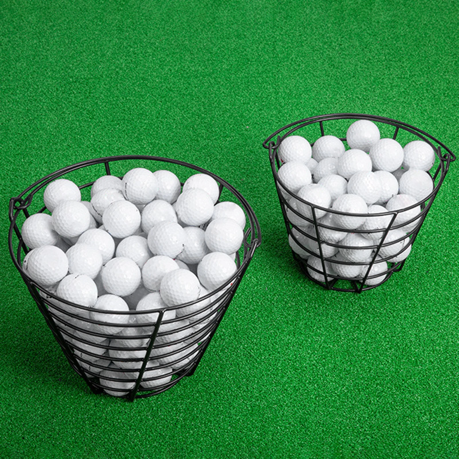 

Metal Golf Basket Stadium Accessory Portable Durable Ball Container