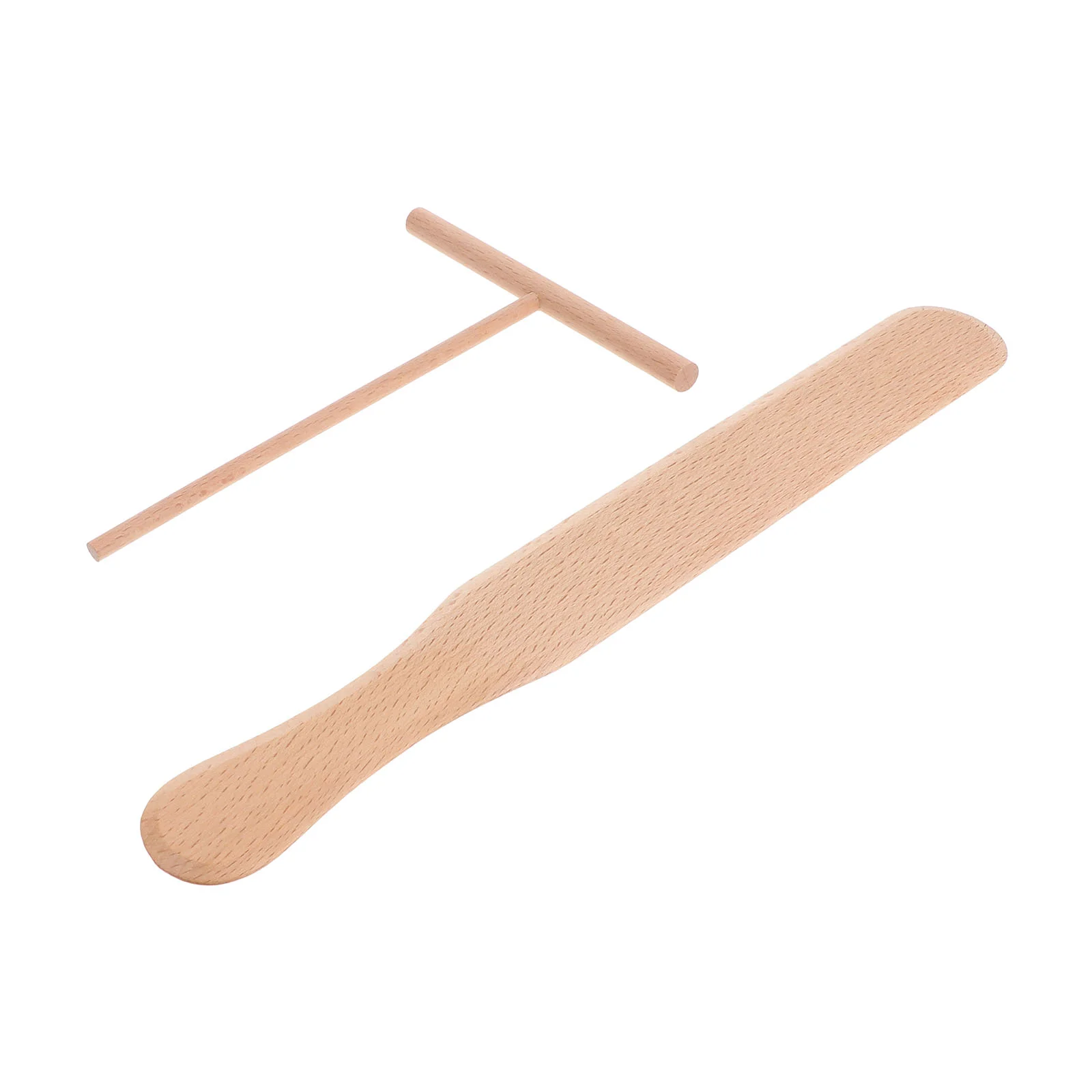 

Crepe Spreader Maker Wooden Spatula T Tool Tools Dough Spreading Pancake Shaped Kitchen Tortilla Oil Shape Turner Spreaders