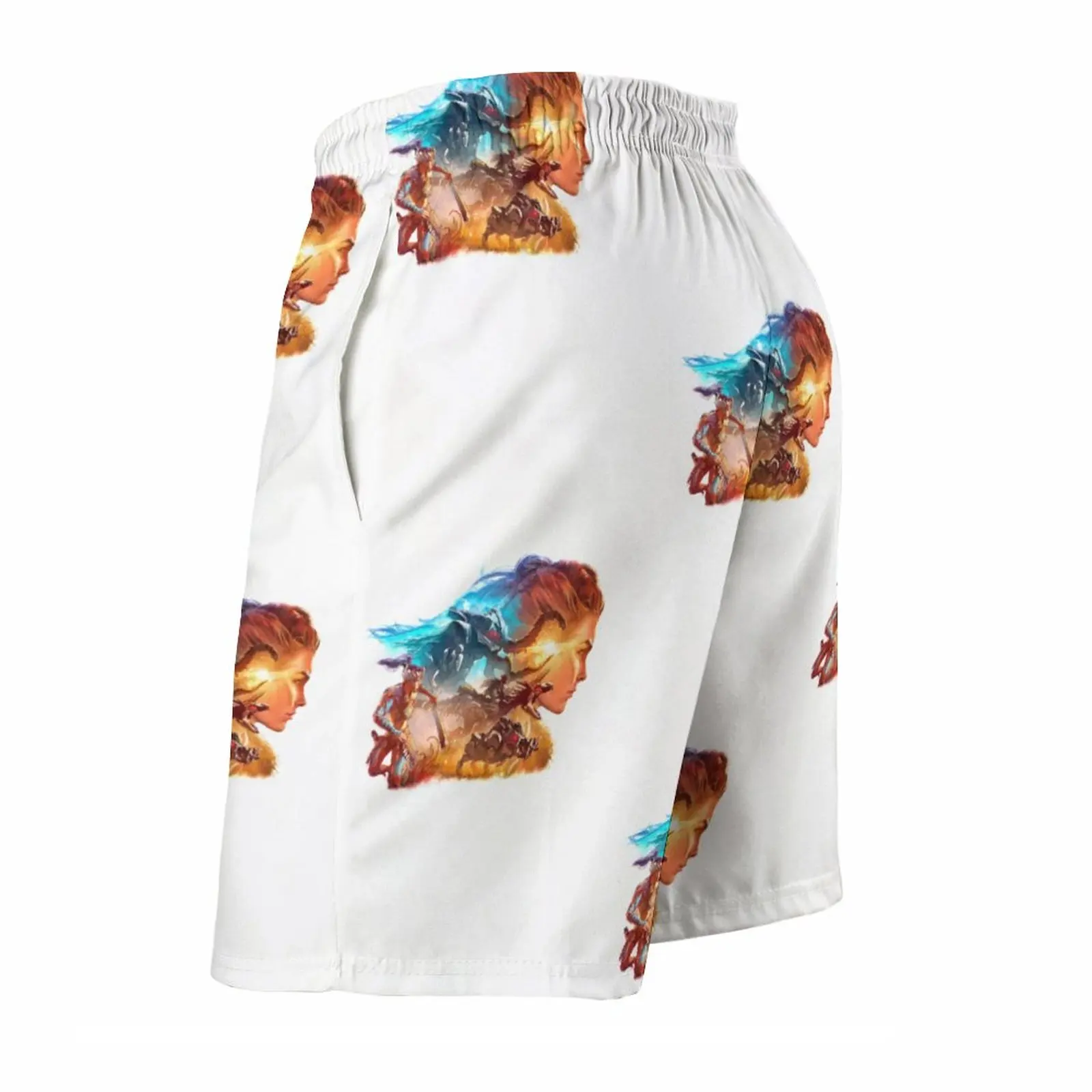 Шорты для доски Aloy Sun Hawk Horizon Forbidden West пляжные плавки из полиэстера забавные