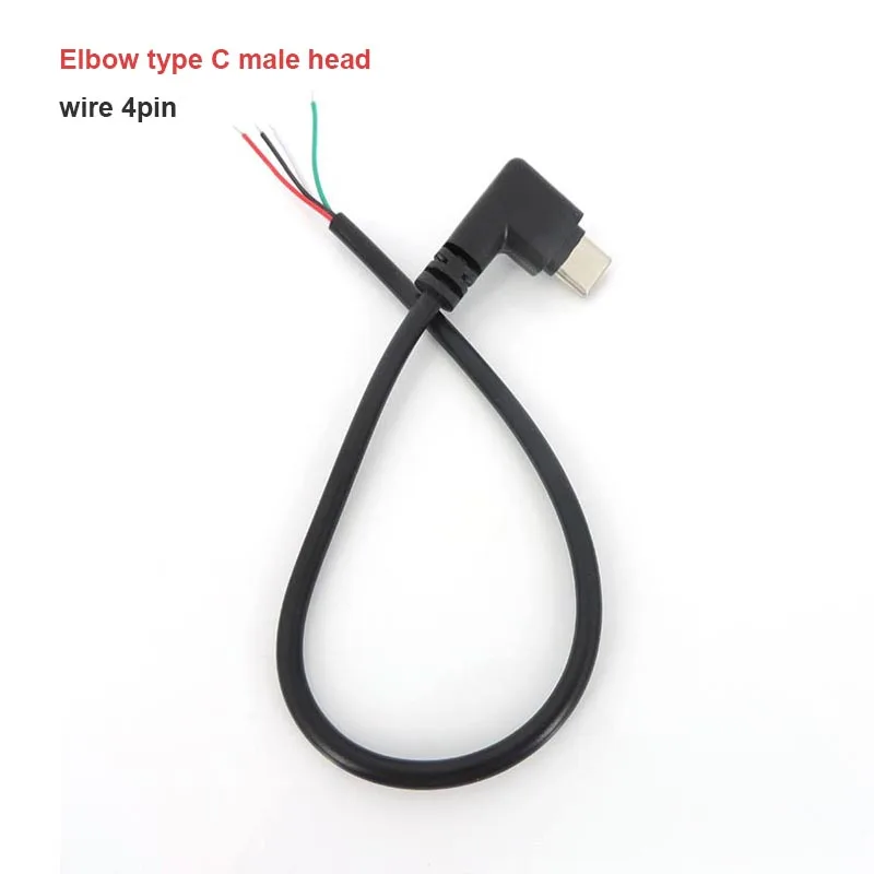 

Кабель USB Type-C, 0,25 м, 1 м, 2 м, USB Type-C, штекер, зарядное устройство, 28awg, 4-контактный USB-C