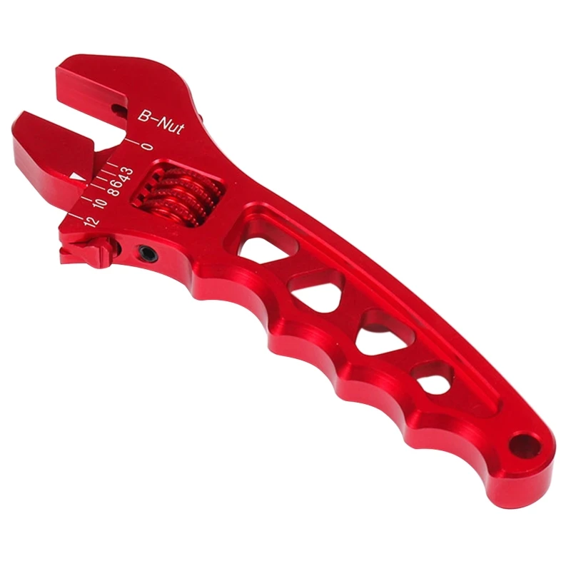 

Professional Adjustable Lightweight Aluminum AN3-AN12 Wrench Hose Fitting Tool spanner Fitting for Automobile Repacking