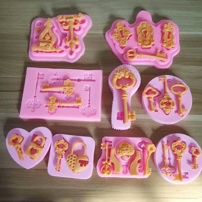 

Industrial Hardware Hinge Border Silicone Molds Steampunk Fondant Cake Decorating Tools Candy Clay Chocolate Gumpaste Moulds