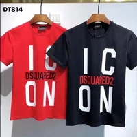 2022 summer new authentic dsquared2 fashion trend premium printing unisex couple t shirt graphic t shirts dt814