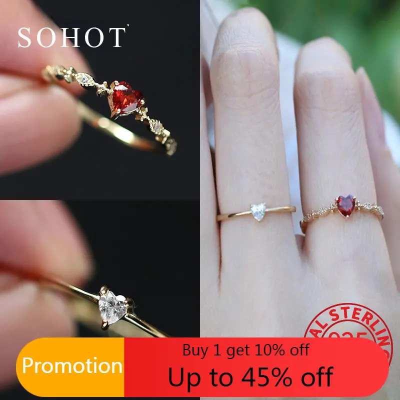 

Женское кольцо из серебра 925 пробы, с фианитом