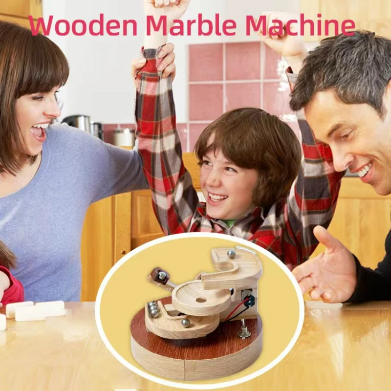 

Wooden Marble Machine Handmade Marble Toys Wooden Educational Parent-child Toys