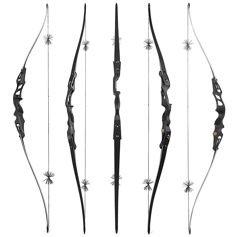 

64inch 20-50lbs Recurve Bow Takedown Longbow ILF Bow Limbs Right Hand for Outdoor sports Archery Hunting Shooting Accessories