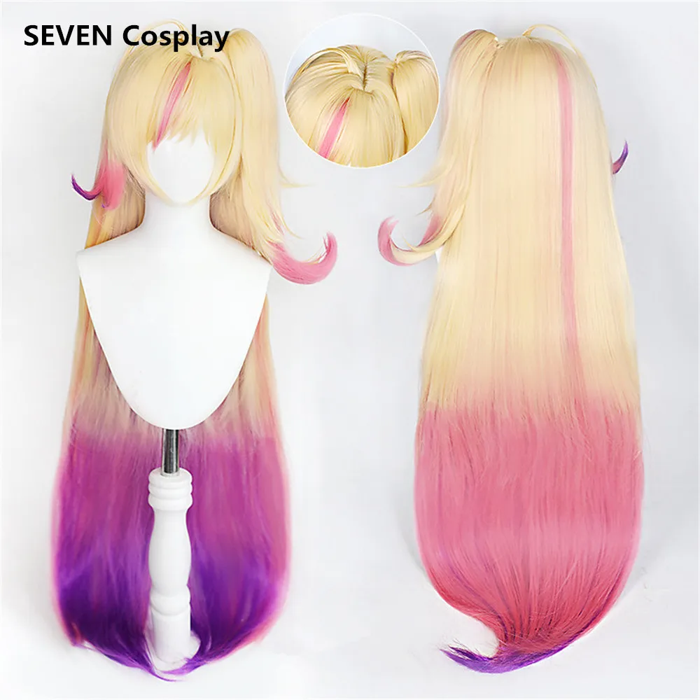 

SEVEN Cosplay Game LOL Star Guardian Seraphine Cosplay Wig