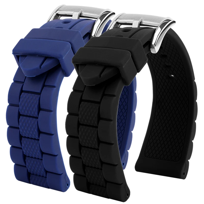 

Silicone Watch Band For Citizen AT8020 Blue Angel Soft Rubber Watch Strap Water Proof Sports Breathable Accessories 20 22mm 23mm