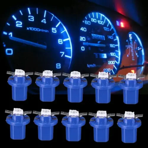 

10Pcs Car dashboard indicator light lighting instrument car door meter reading light bulb 12V dashboard speedometer dashboard